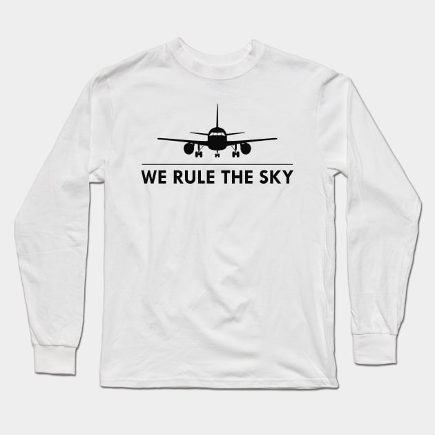 Air Traffic Controller - We rule the sky Long Sleeve T-Shirt by KC Happy Shop